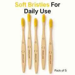 Bamboo Toothbrush - Ultra Soft Bristles | Bamboo Fiber Bristles